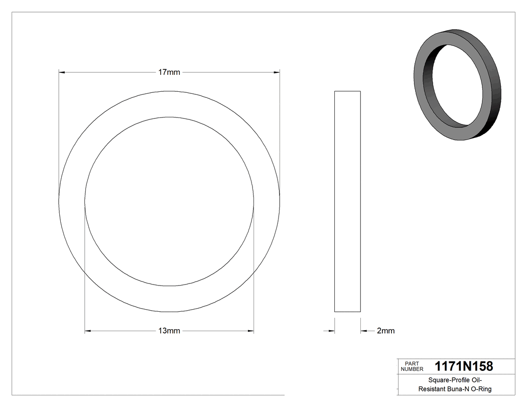 Technical drawing - 1171N158
